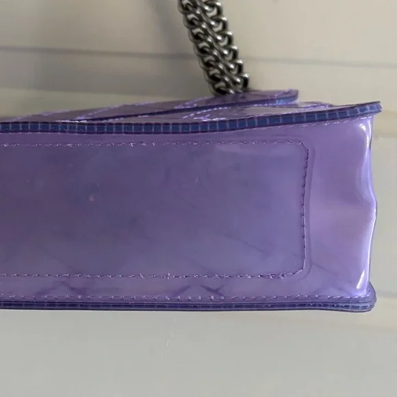 Kurt Geiger Purple Transparent Crossbody Bag - Picture 9 of 15